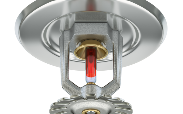 Industrial fire srinkler head with an Alloy 360 washer