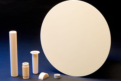 Pale shapes made of alumina ceramic