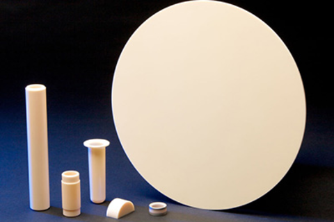 Pale shapes made of alumina ceramic
