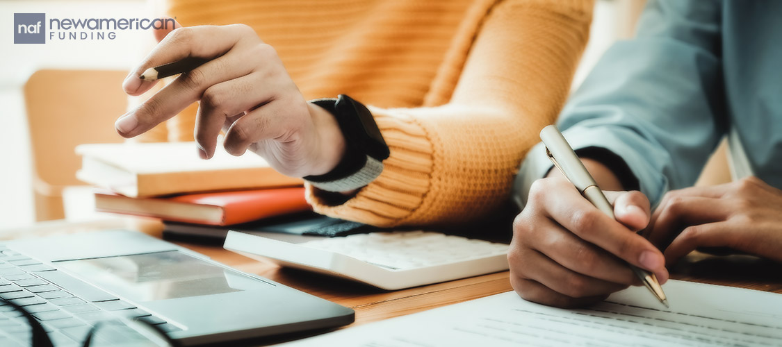 couple going over paperwork