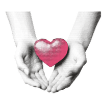 Heart in hands