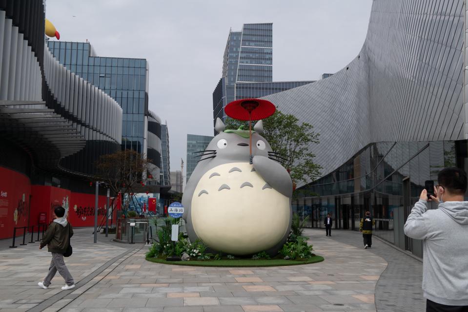 The Six-meter-tall MY NEIGHBOUR TOTORO in Shanghai