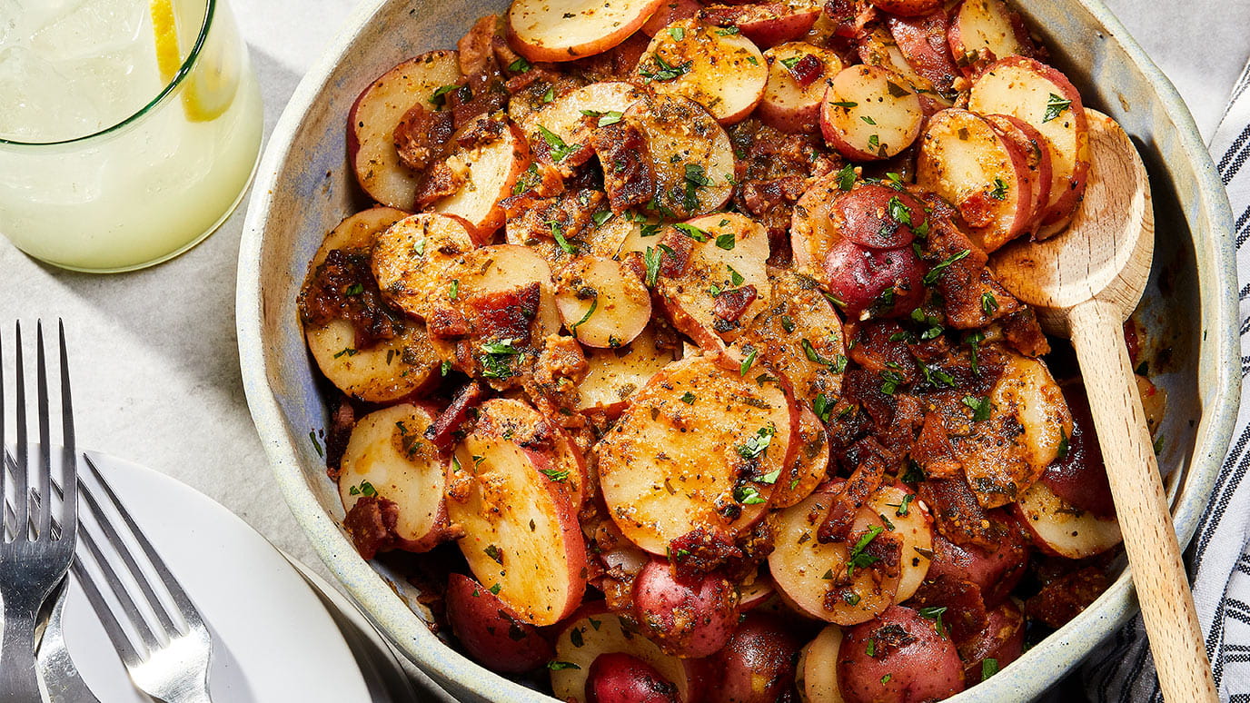 Bowl of German Potato Salad