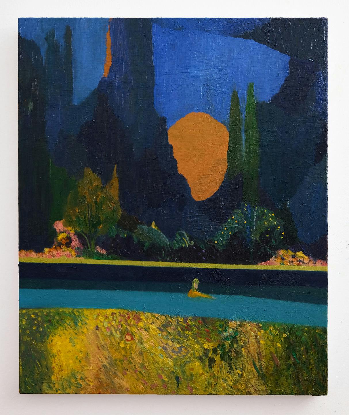 Blue Valley Where the Tired Sunset Lies