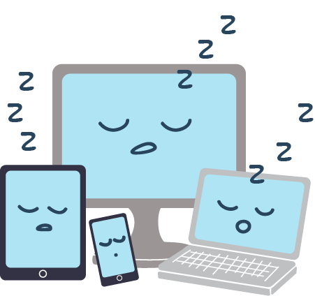 Turn off devices before bed - TV, mobile phone, laptop, tablet