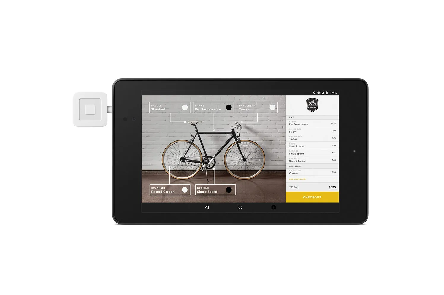 Interfaces API de paiement Square