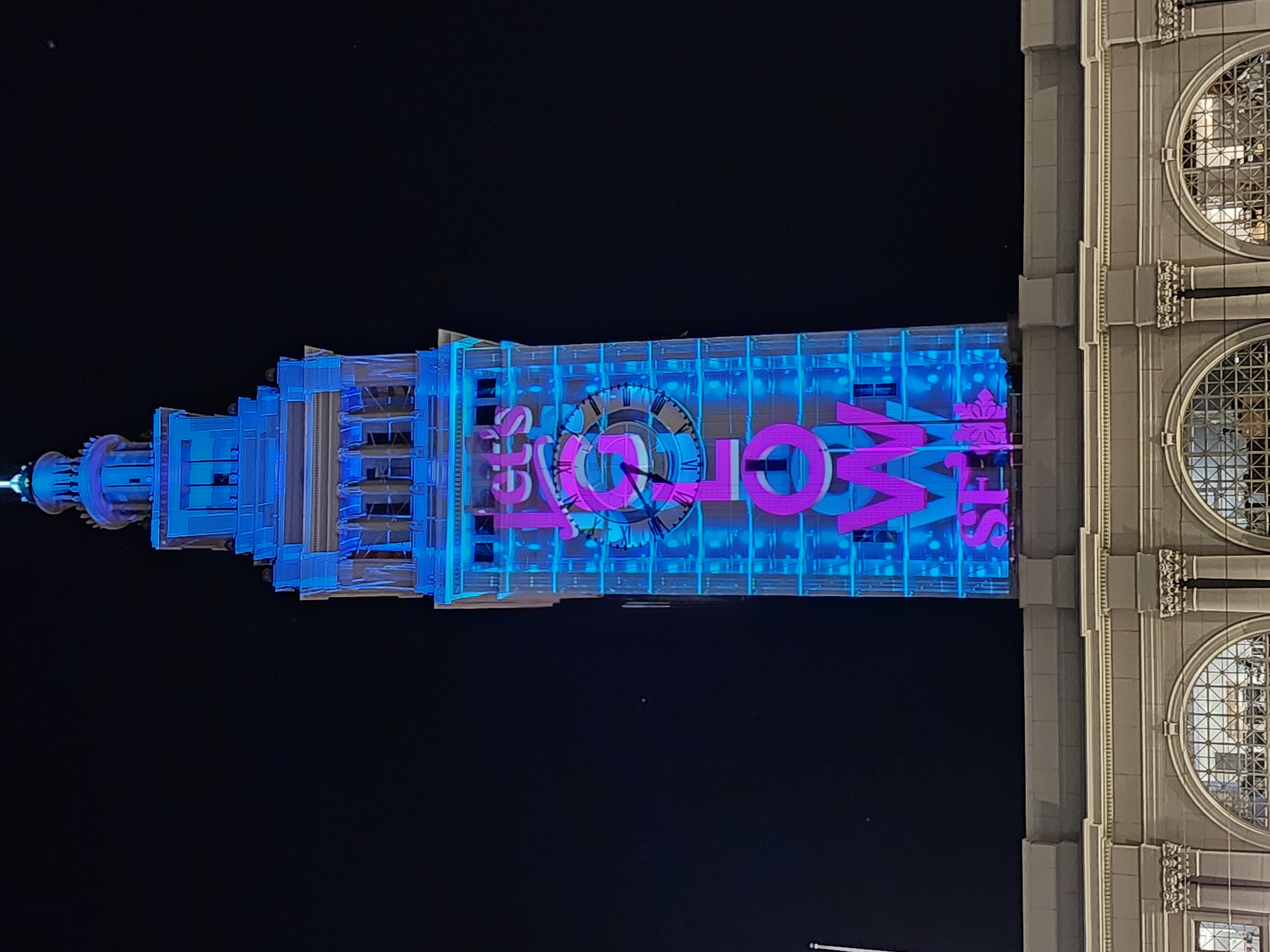 From December 1-10, projection tech from Panasonic Connect will illuminate six iconic San Francisco buildings, including the Ferry Building and Salesforce Tower, with art from 13 local and internationally renowned artists.