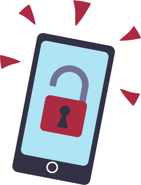 Phone or account is stolen or hacked
