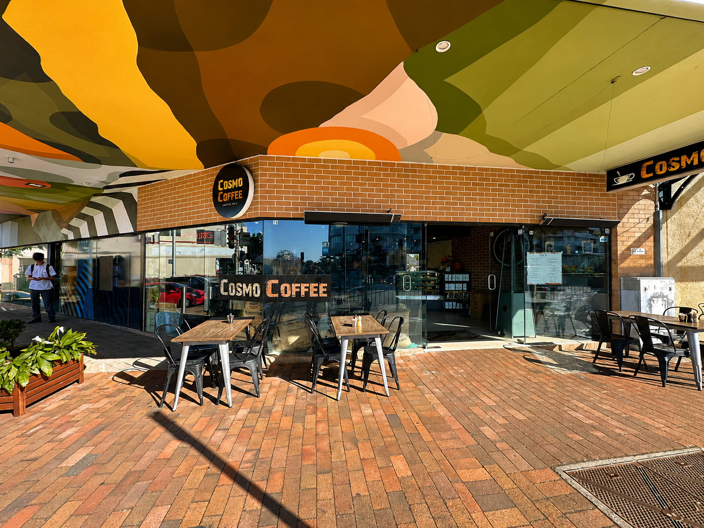 Cosmo Coffee Castle Hill at Castle Towers, serving coffee and brunch