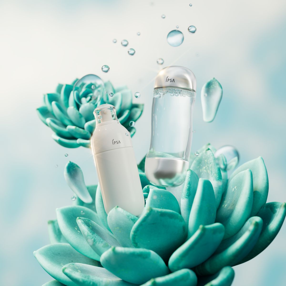 025春夏シーズンのクリエイティブ。春(上)、夏(下)はともに2024シーズンのトーンを継承しつつ、「フルネス」「ジェンダーレス」「フレッシュネス」「洗練された純粋さ」「活力・内なるエネルギー」をコンセプトに制作。