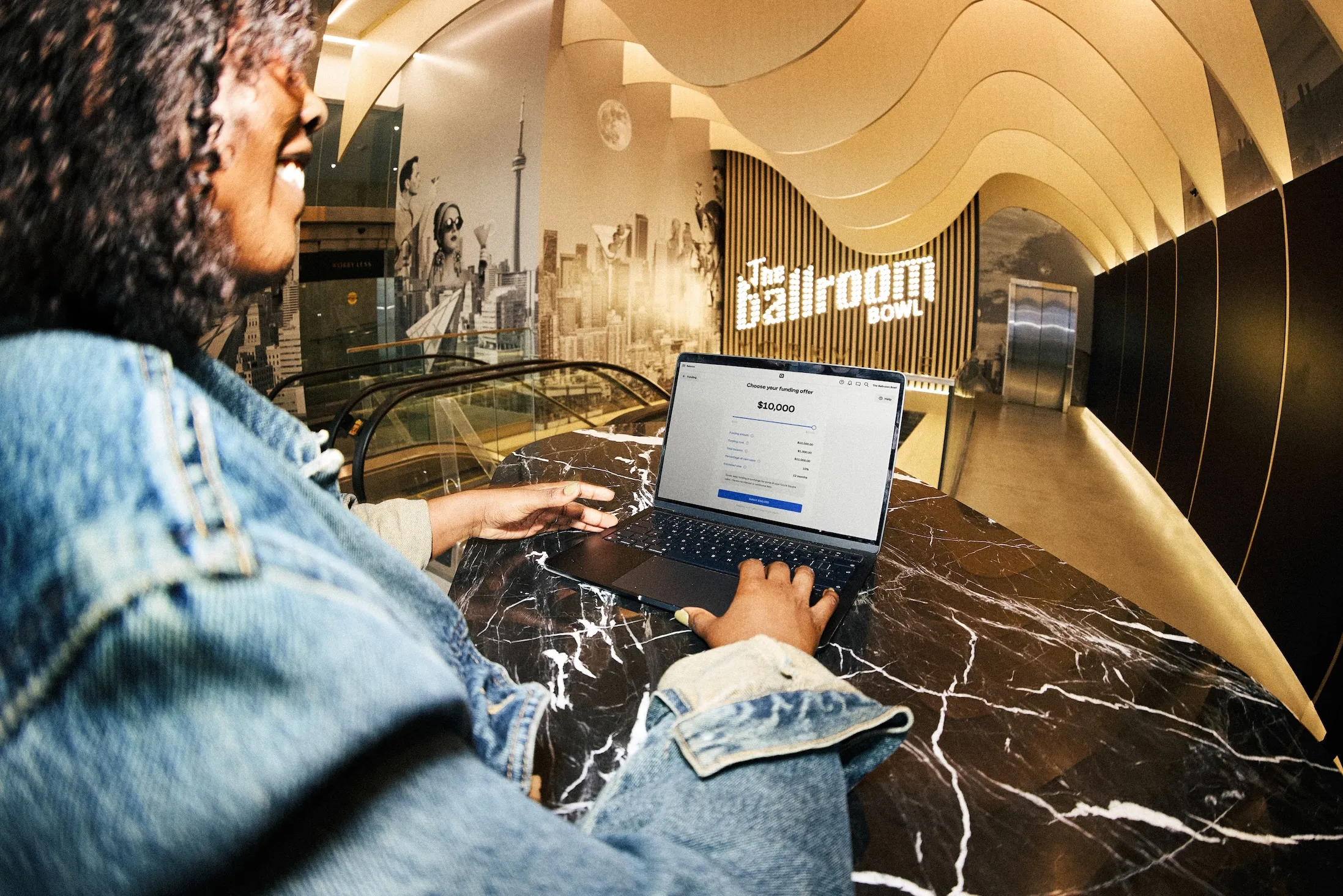 Ballroom Bowl Front Desk