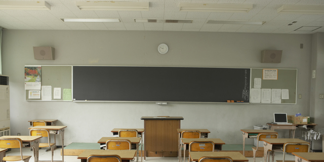 Empty classroom