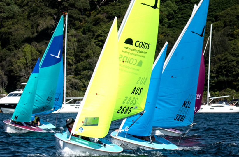 This is an image of Vocus' Gareth Bishop on the water in his yacht with other yachts in shot.