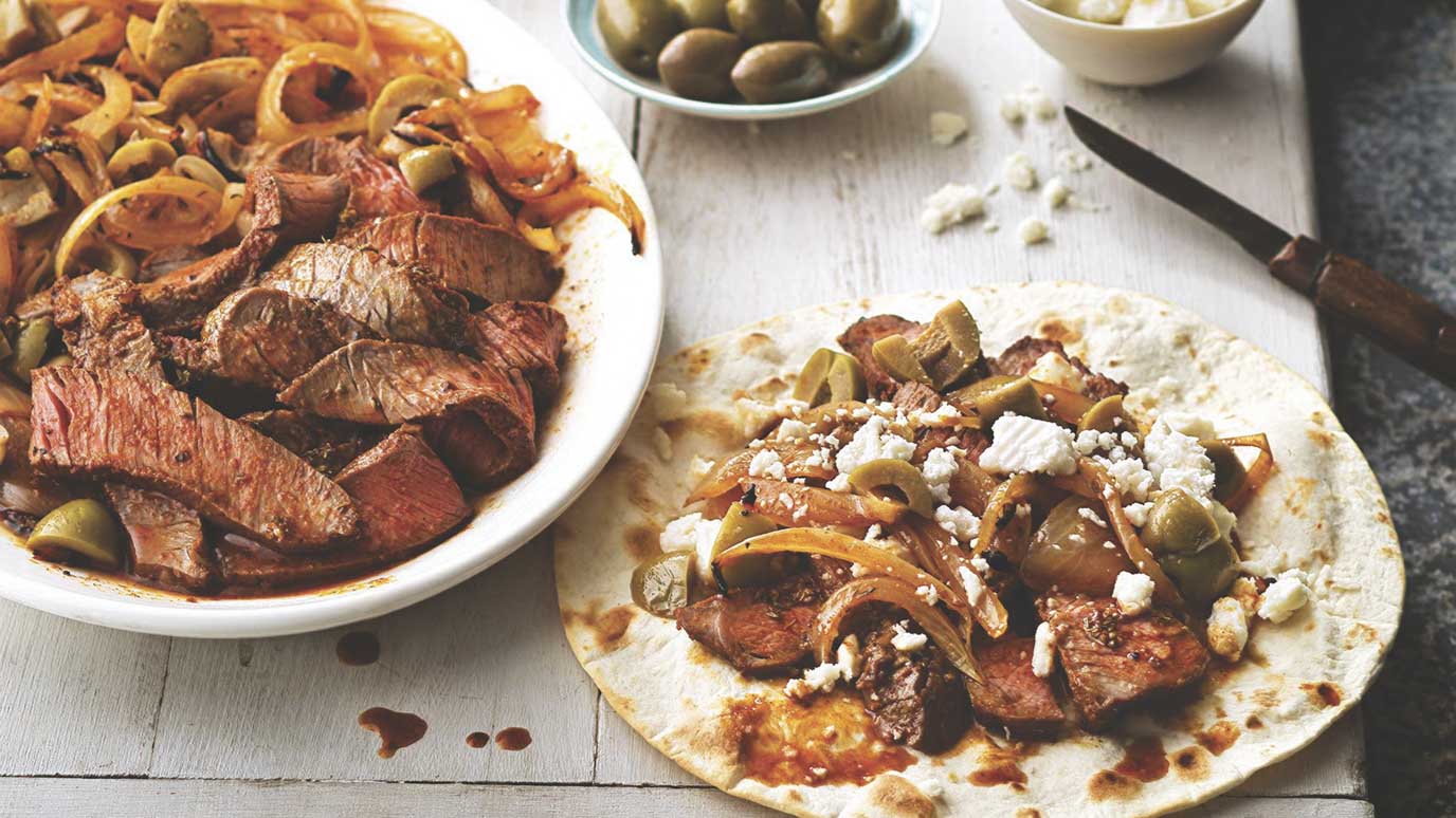 Smoked Paprika Rubbed Steak Fajitas