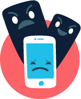 Make a report to your mobile phone company if they don’t stop