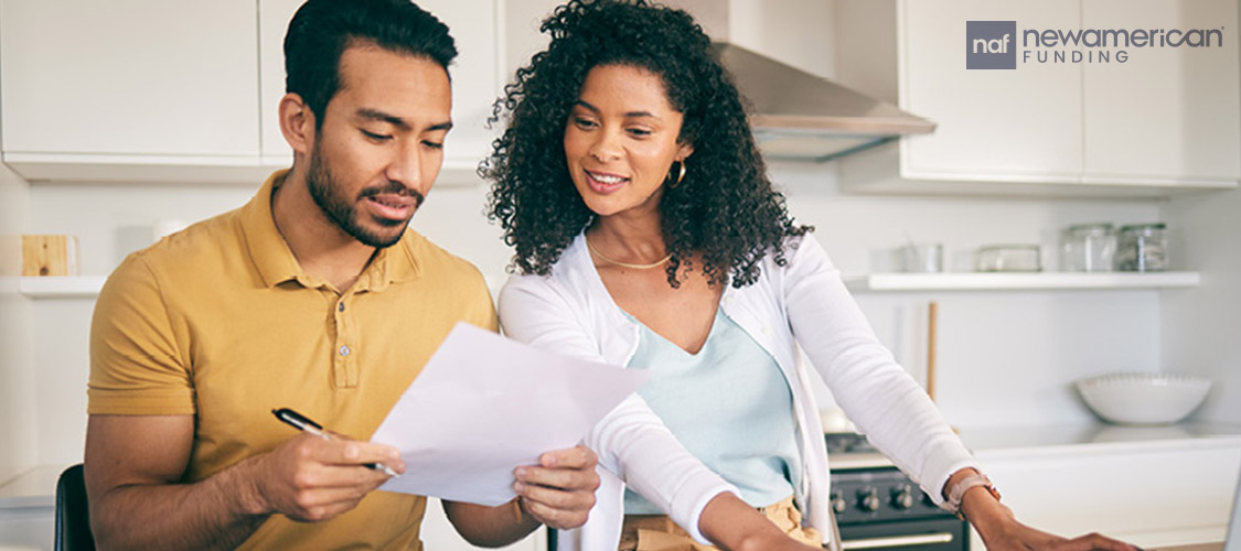 couple going over paperwork