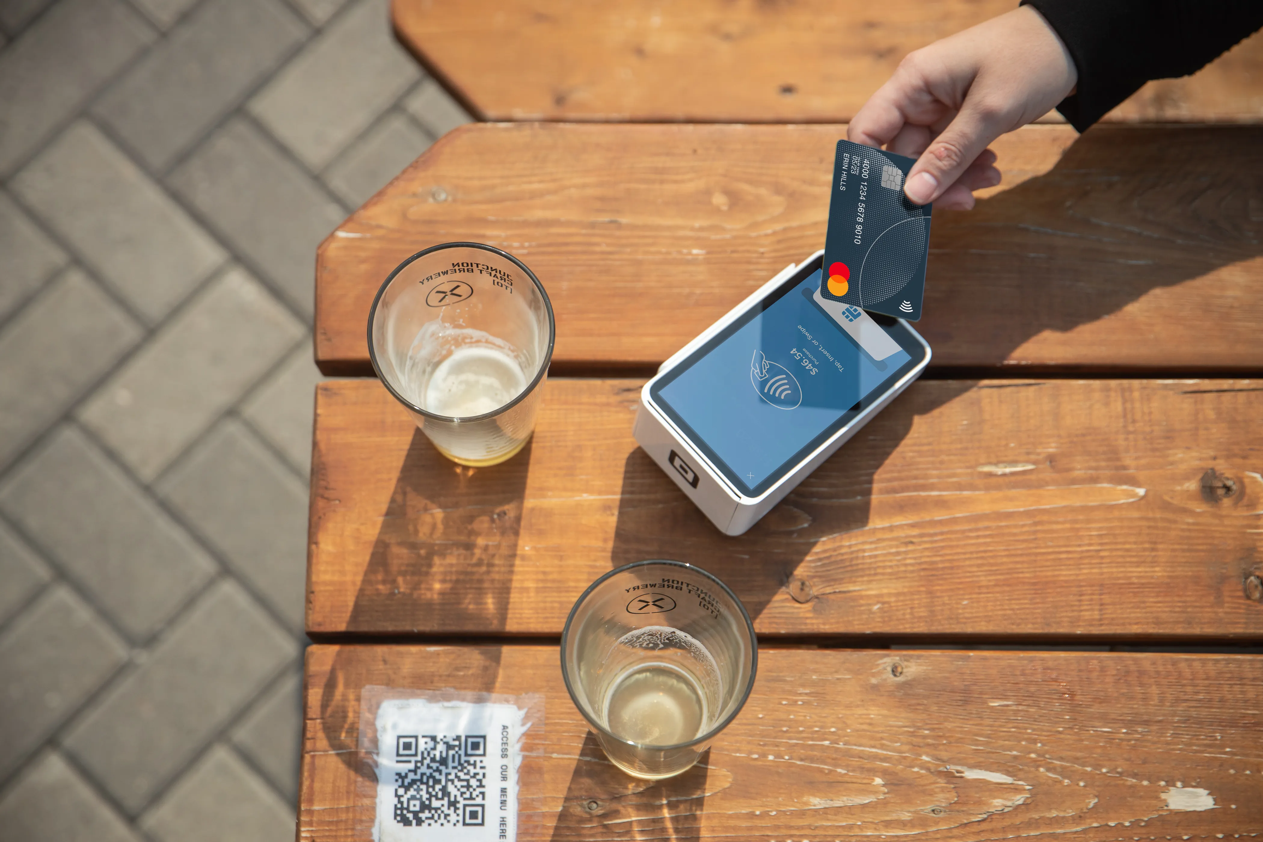 Junction Craft Brewery Patio Payment 2