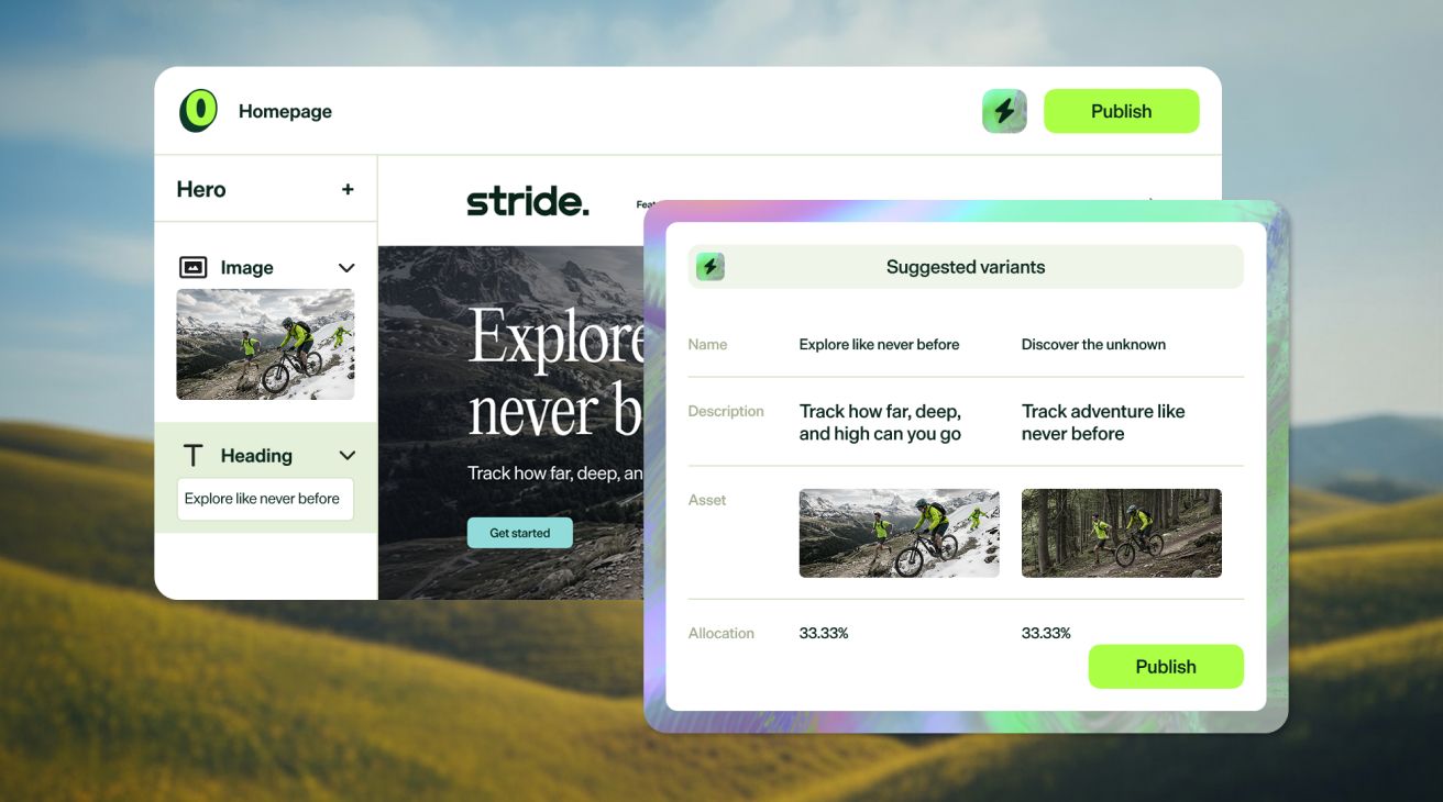 Agentic CMS produktvisualisering