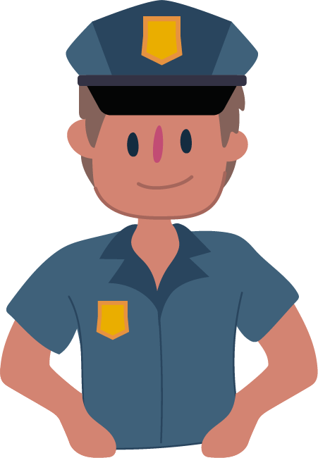 Get help from the police if needed