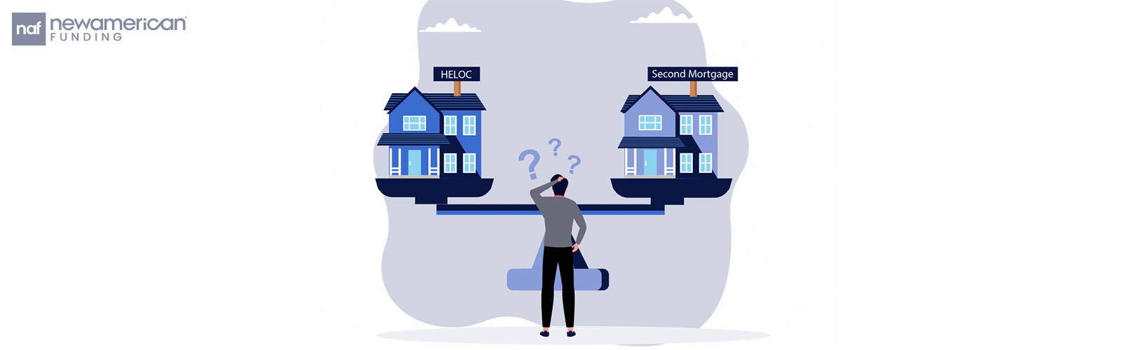 heloc vs. second mortgage graphic