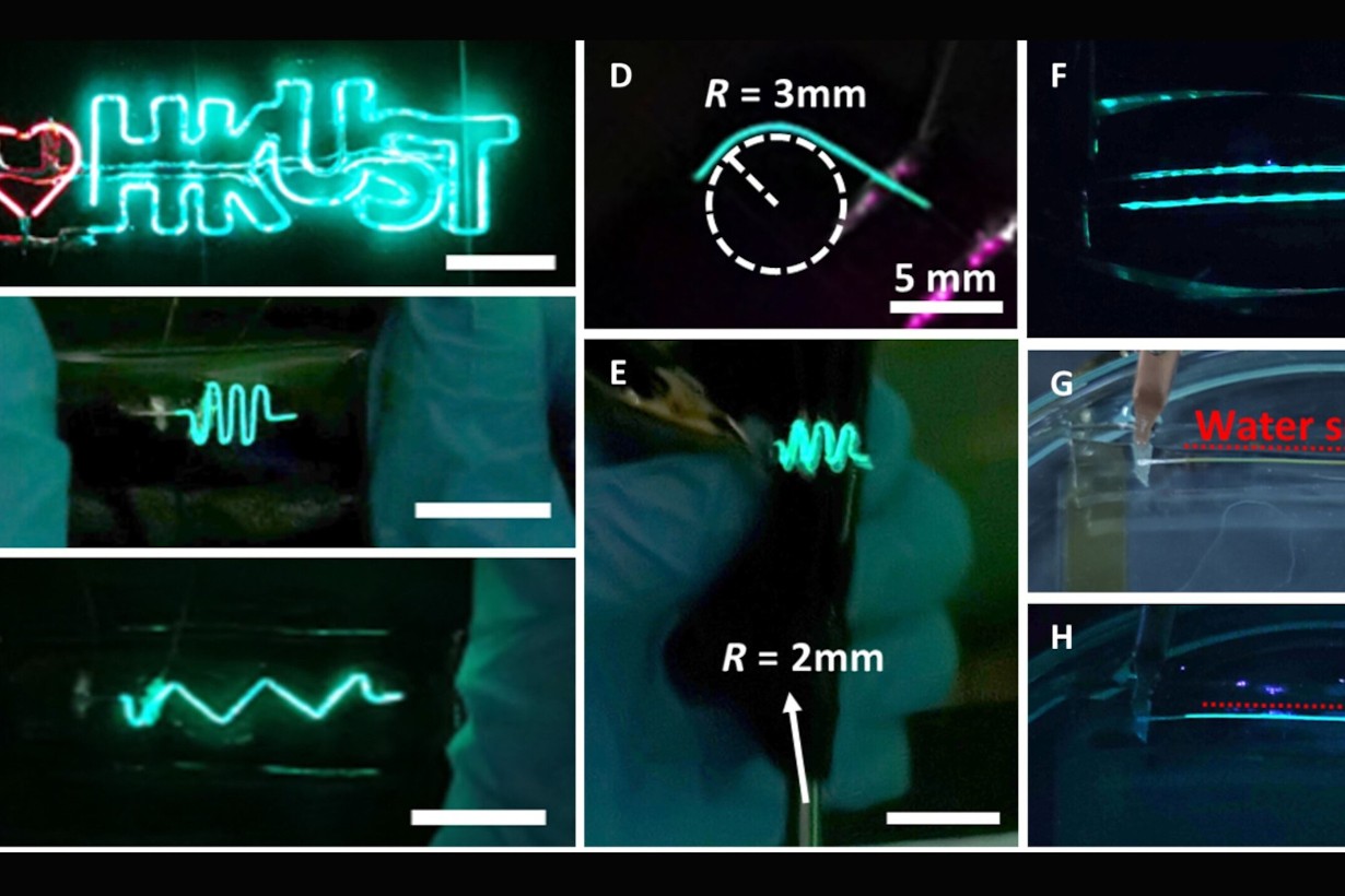 Flexible Fiber LEDs made with perovskite quantum wires should enable advanced wearable displays and other technologies