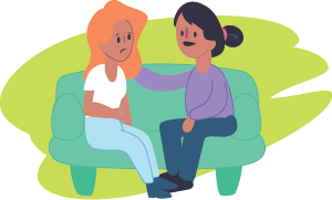 Talk to someone about how you feel