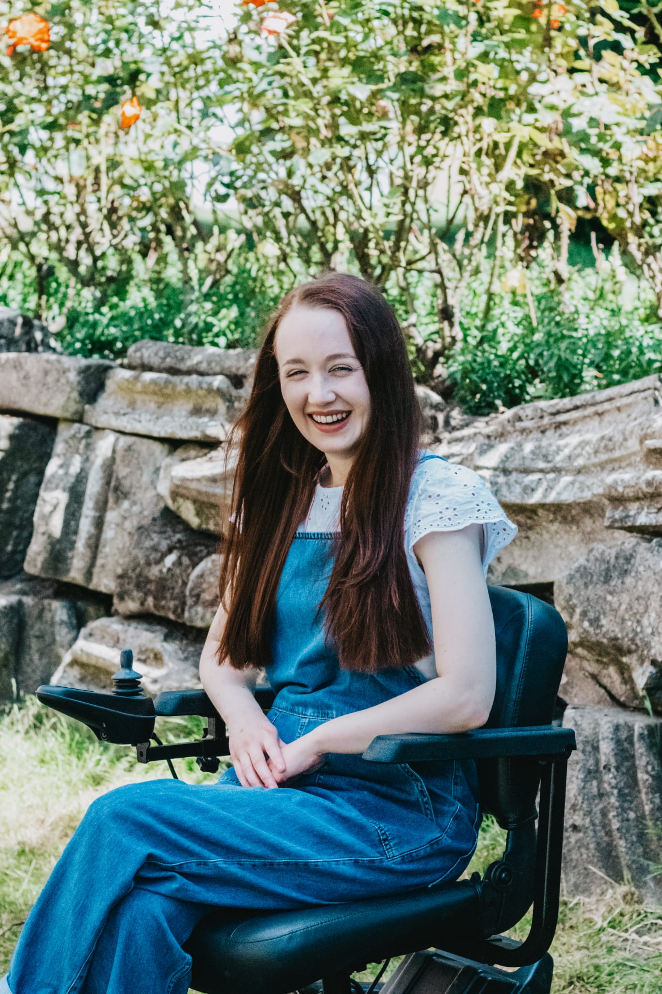 disabled-writer-Pippa-Stacey-enjoying-the-nature-on-her-wheelchair