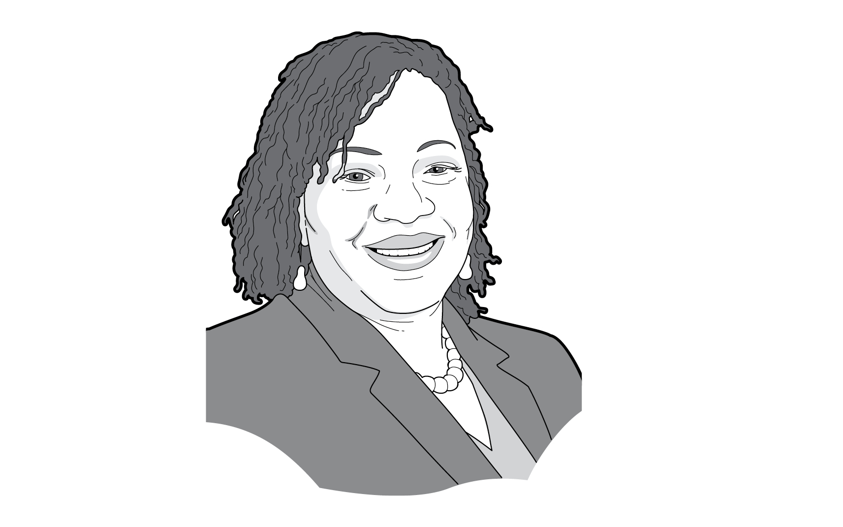 An illustration of Bridgette Williams from the Heavy Constructors Association of Greater Kansas City.