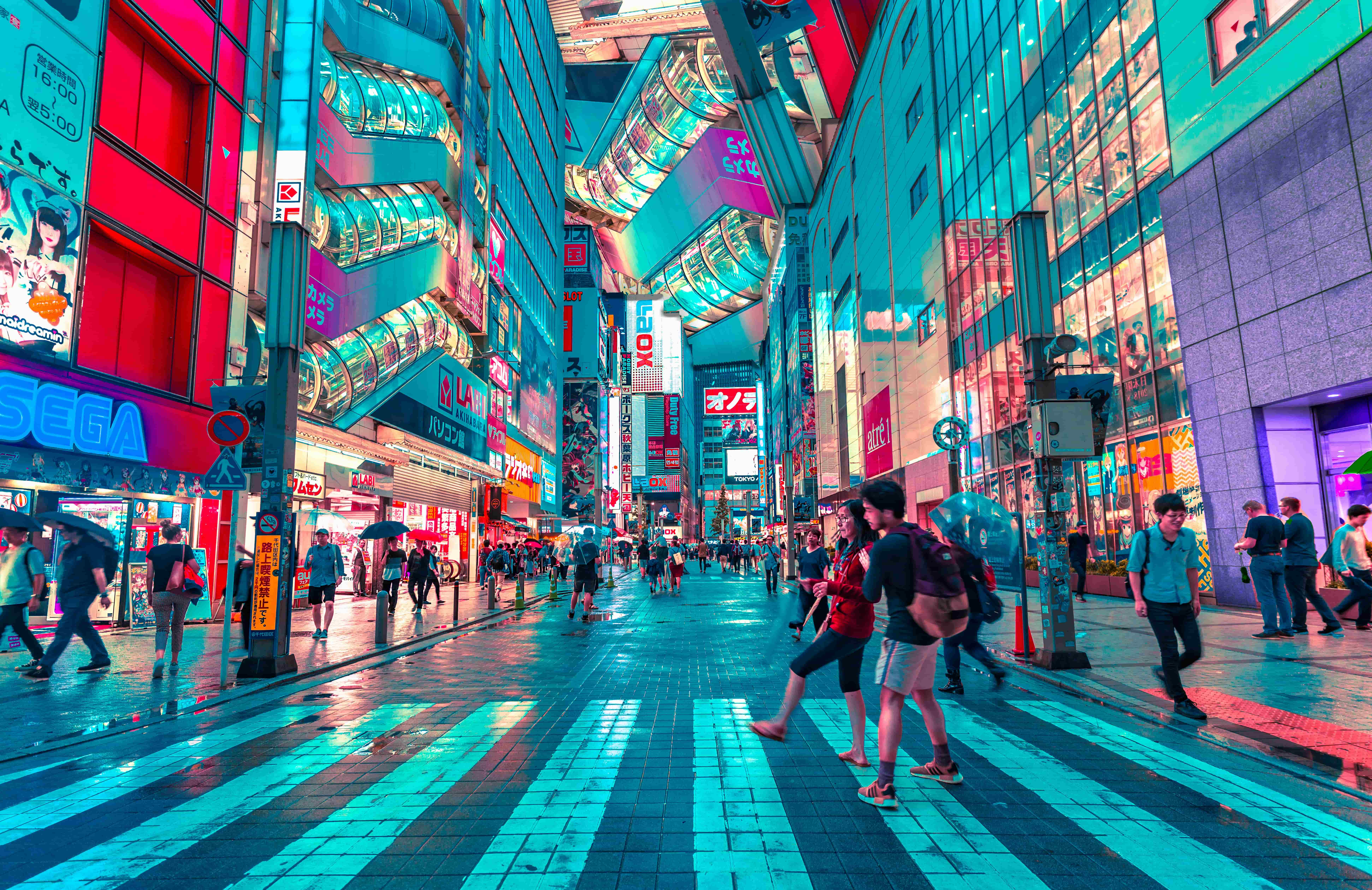 Scenery of Akihabara