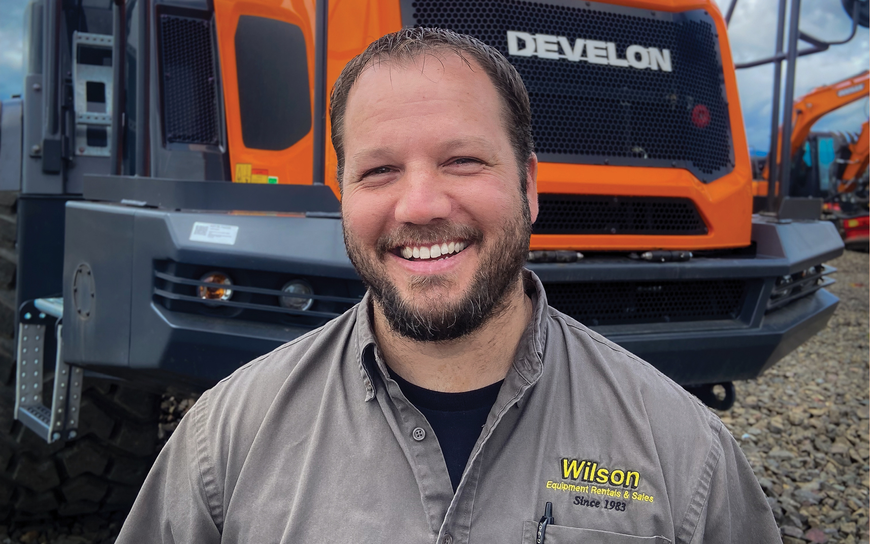 Mike Daves, a service writer at Wilson Equipment in Medford, Oregon.