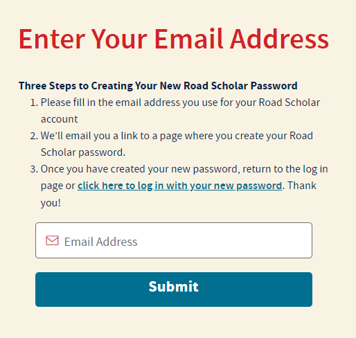 Enter your email address