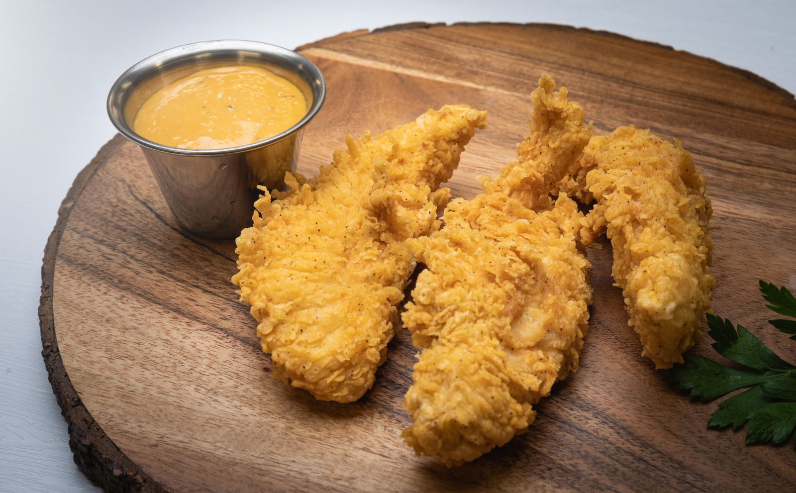 A photo of chicken dippers from Wigel's.