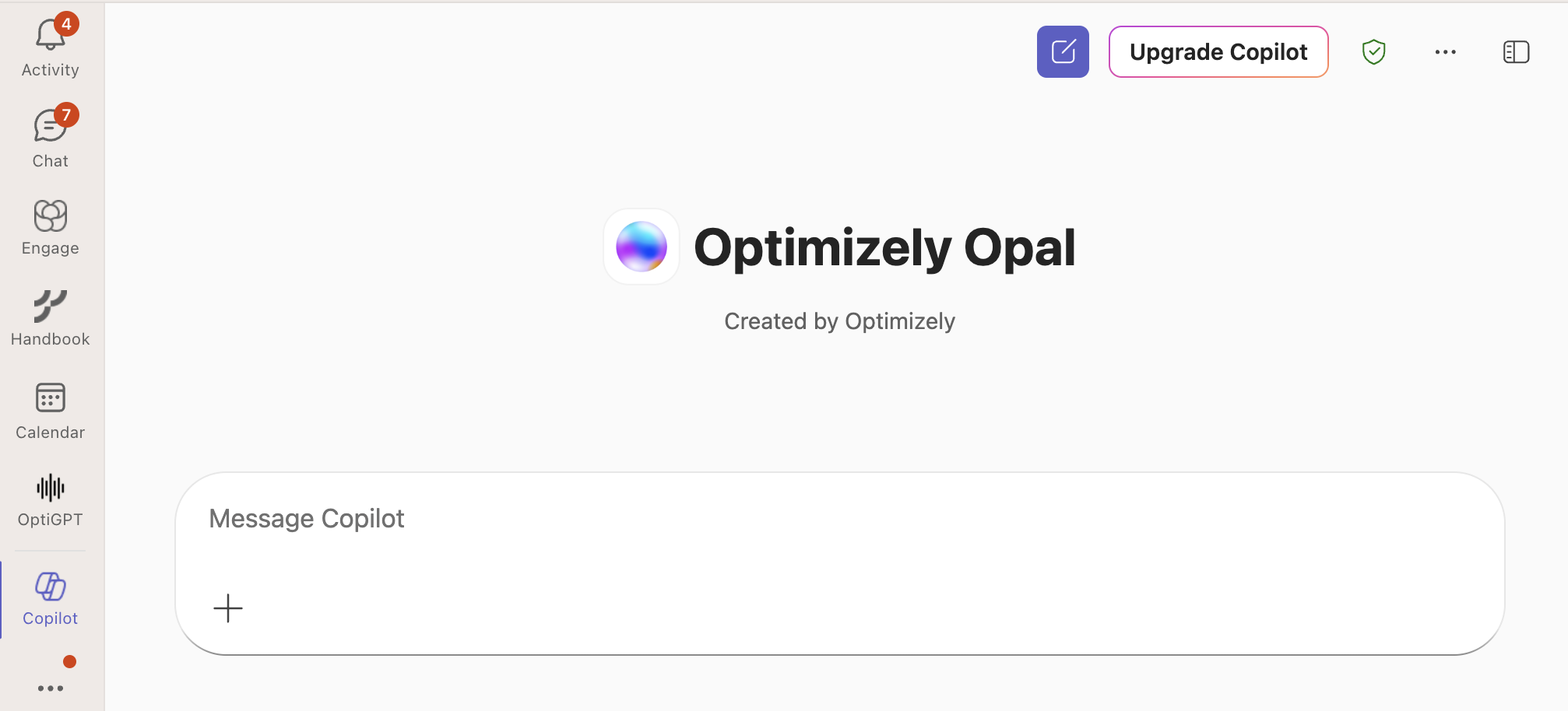Optimizely Opal KI-Agent in Microsoft Teams