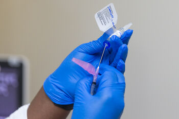 Dendritic cells, which boost immune responses, can be harvested from a patient and used to create a personalized vaccine. In the lab, the harvested cells are boosted into the billions. They are then separated into doses of about 100 to 200 million cells that can be frozen and preserved. The doses are thawed a few hours before the patient receives the injection.