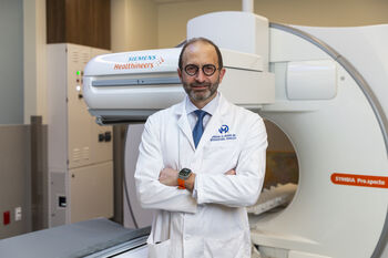 Ghassan El-Haddad, MD, is head of the Radionuclide Therapy Program at Moffitt. He hopes the opening of Moffitt’s Speros campus in Pasco County will expand opportunities in the radiopharmaceutical field.