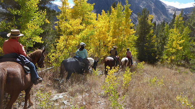Sierra Nevada California, Horseback riding