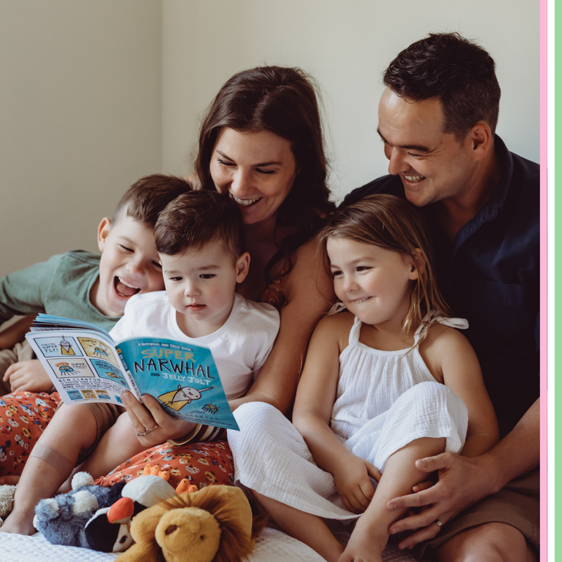 Child reading book