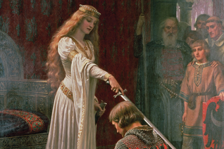 The Accolade, painting by Edmund Blair Leighton, 1901