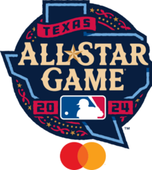 2024 MLB All-Star Game Logo in the shape of Texas