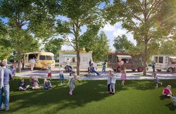 Food Truck Park Rendering