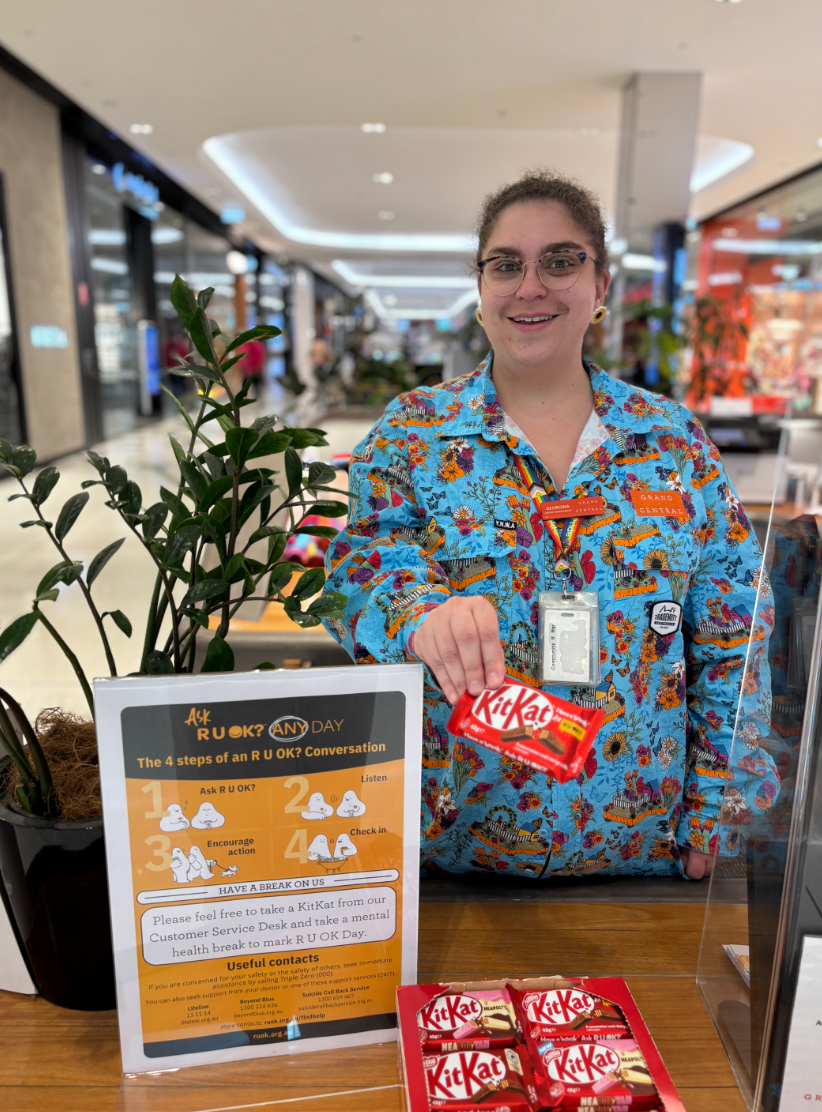 R U OK Day? at Grand Central QLD