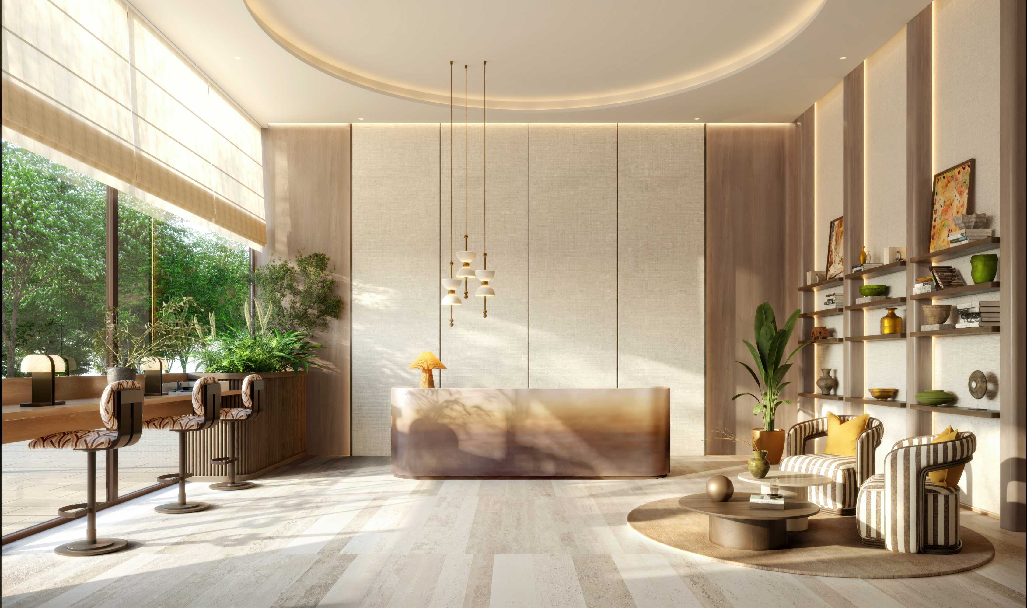Residents lobby, The Canopies at Yas Point