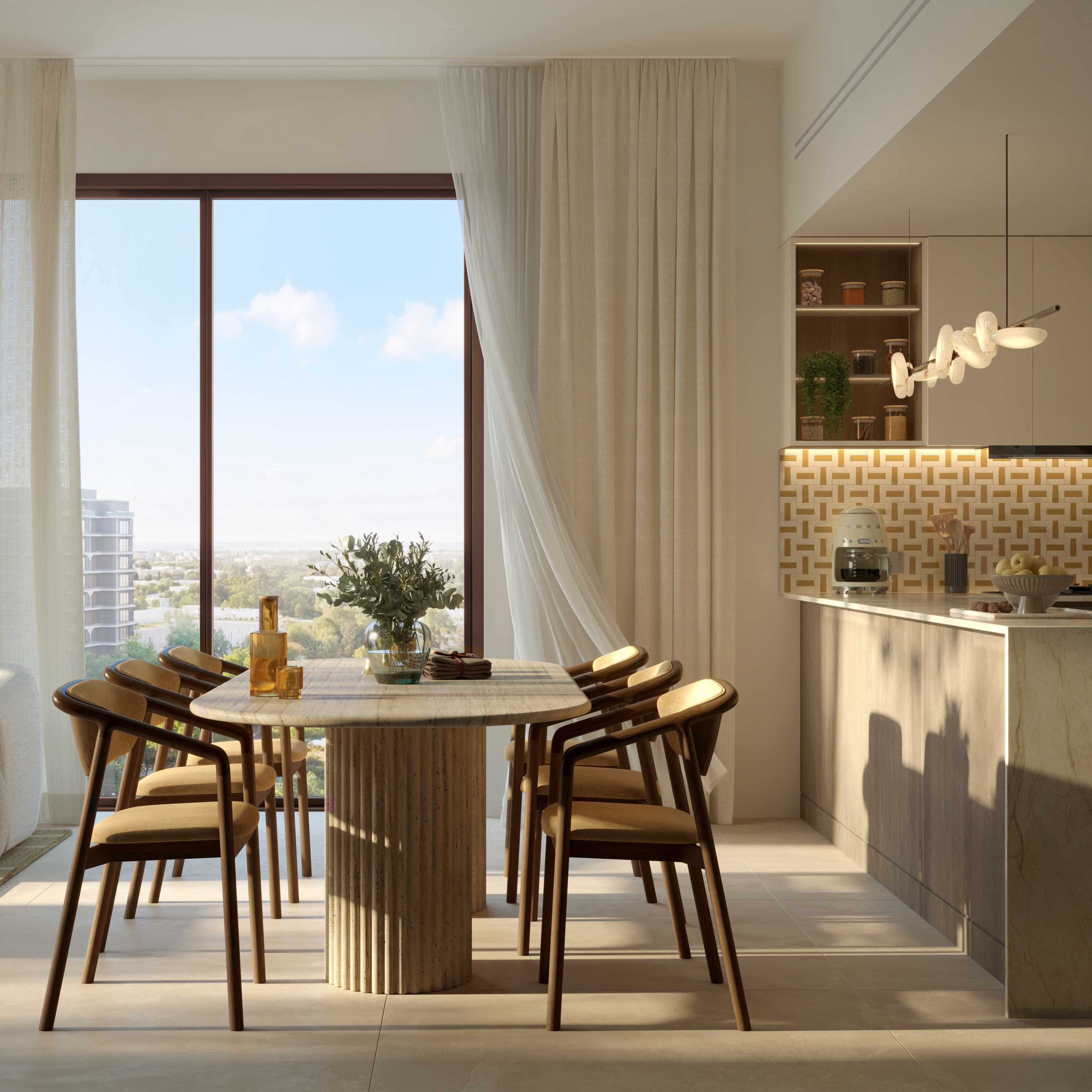 Kitchen interior, The Canopies at Yas Point