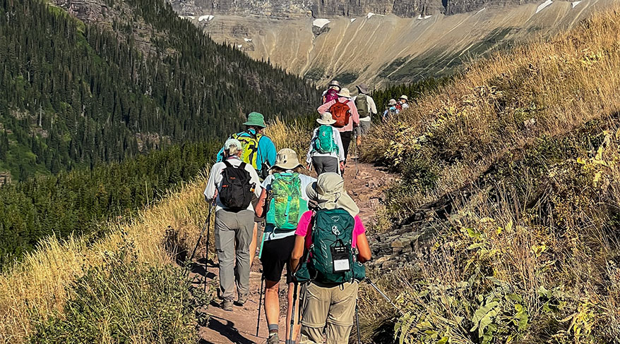 Hiking in Glacier National Park