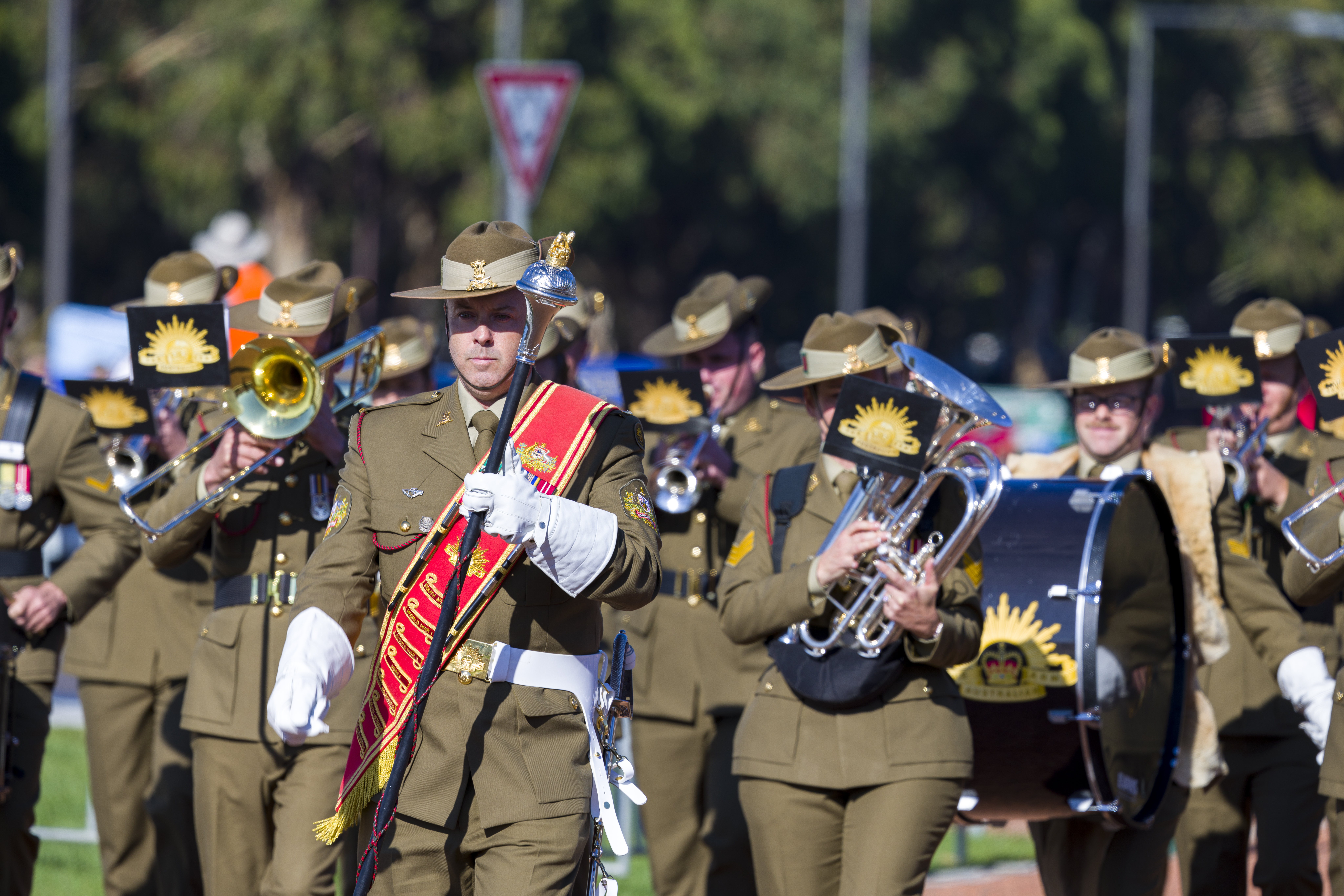 ANZAC Day RSL ACT Branch Veterans’ March at Australian War Memorial Canberra 2025. AWM25.PR.040 Photograph taken by David Whittaker Order reference: above. Contact: esales@awm.gov.au