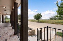 Townhome Building Porch View