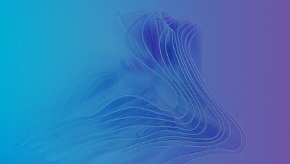 Abstract blue and purple wavy gradient