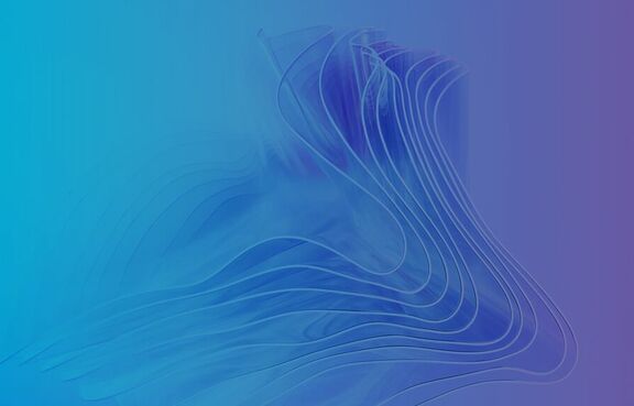 Abstract blue and purple wavy gradient