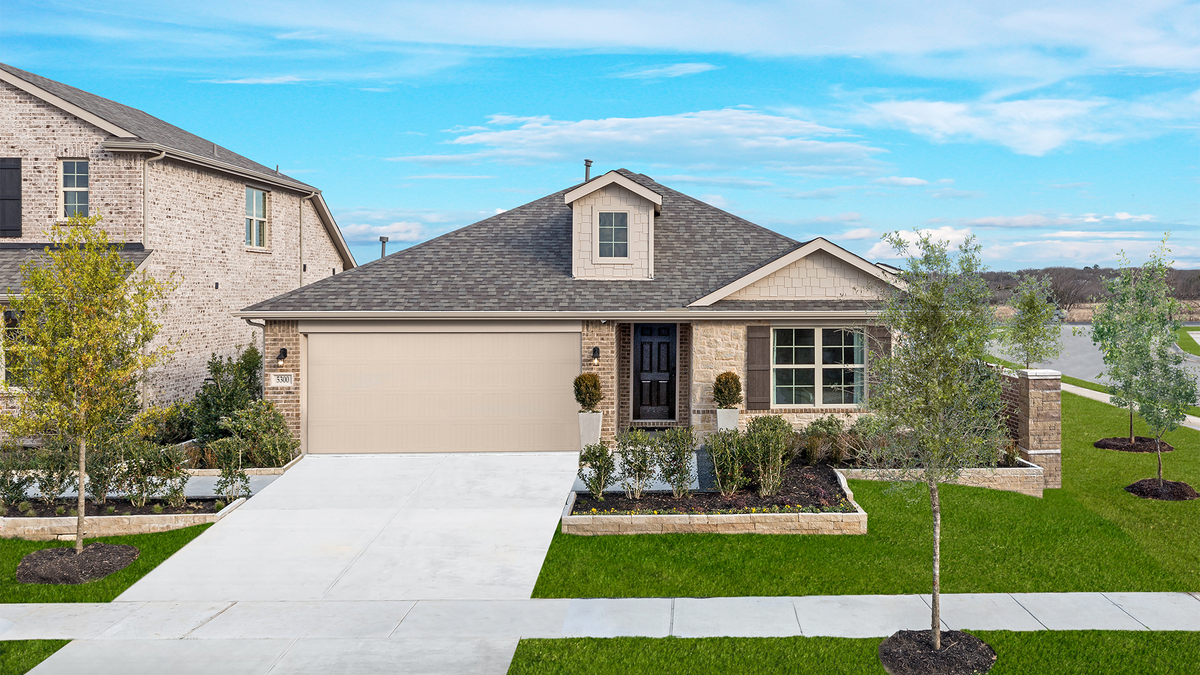 brick and stone home exterior