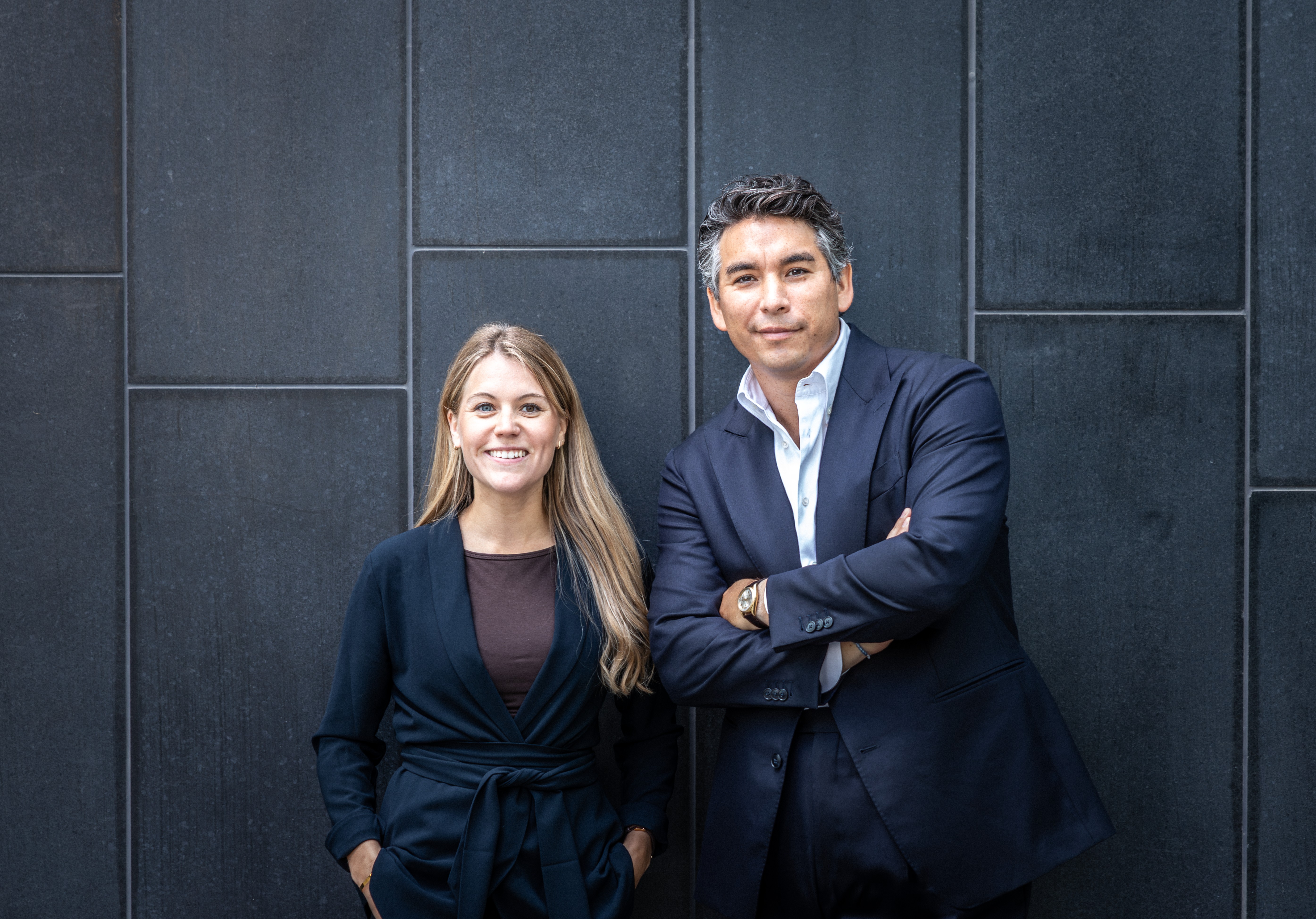 Amie Berglund och Américo Fernández.